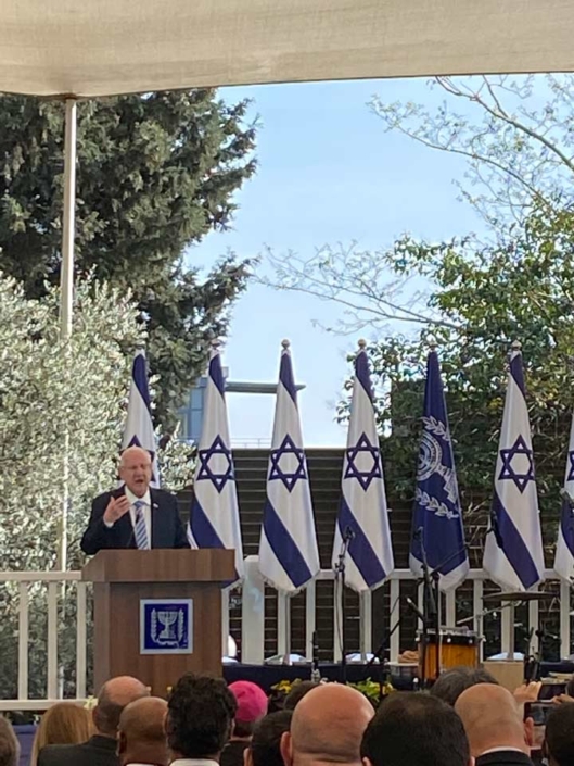 15 апреля 2021 года состоялся приём для дипломатического корпуса в резиденции Президента Израиля Реувена Ривлина по случаю 73-ей годовщины Независимости государства
